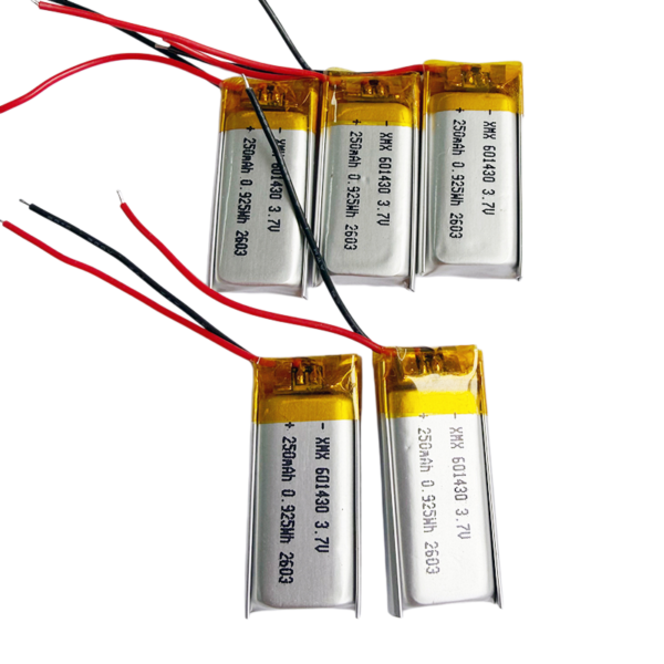 601430 3.7V 250mAh LiPo Battery