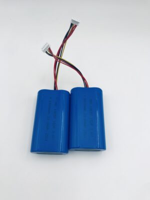 18650 1S2P 3.7V 6400mAh lithium-ion battery pack with BMS