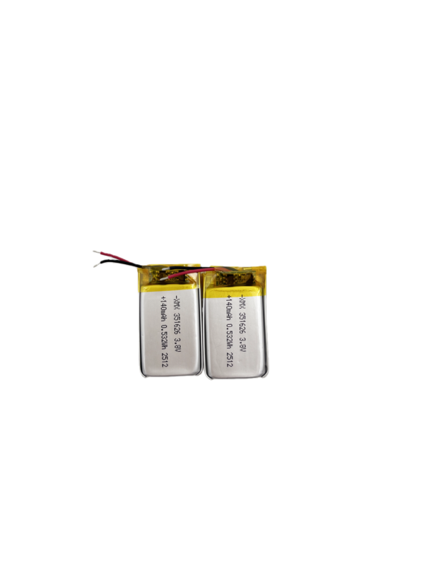 351626 LIPO BATTERY 351626 3.8V 140mAh LiPo Battery