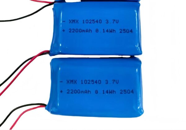 102540 3.7V 1100mAh LiPo Battery