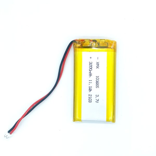 103665 LIPO BATTERY 103665 3.7V 3000mAh LiPo Battery