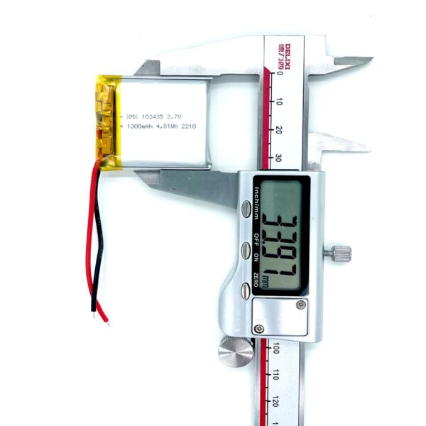 103045 3.7V 1300mAh LiPo Battery