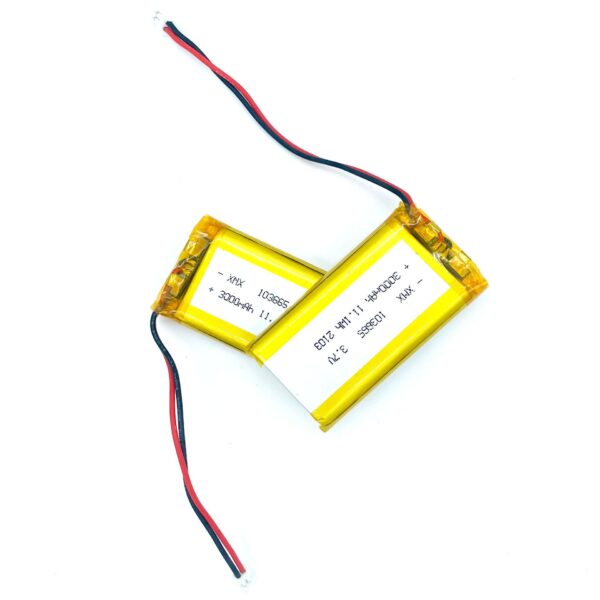 103665-3 103665 3.7V 3000mAh LiPo Battery