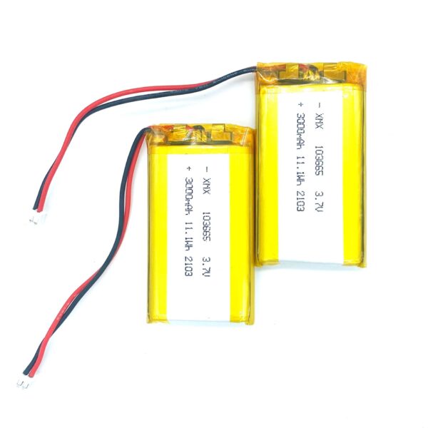 103665 103665 3.7V 3000mAh LiPo Battery