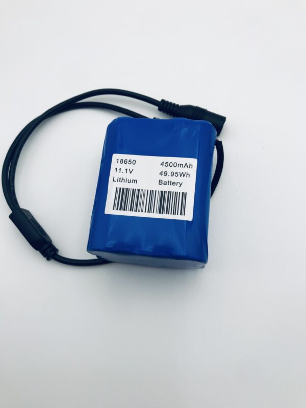 18650 3S2P Battery Pack 11.1V 4500mAh Rechargeable Li-ion for Laptop Power Tool Portable Power Station Robot AGV Medical Device | CE UN38.3 | OEM Factory Direct
