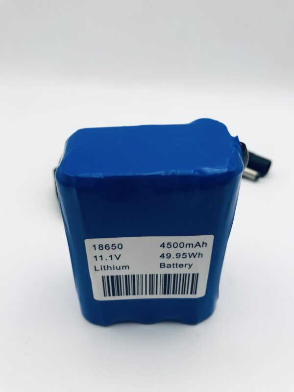18650 3S2P Battery Pack 11.1V 4500mAh Rechargeable Li-ion for Laptop Power Tool Portable Power Station Robot AGV Medical Device | CE UN38.3 | OEM Factory Direct
