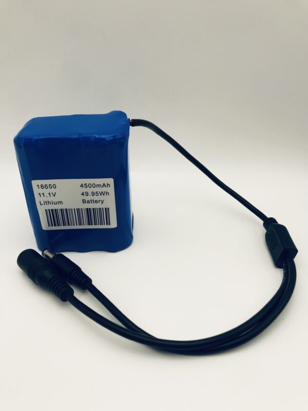 18650 3S2P Battery Pack 11.1V 4500mAh Rechargeable Li-ion for Laptop Power Tool Portable Power Station Robot AGV Medical Device | CE UN38.3 | OEM Factory Direct