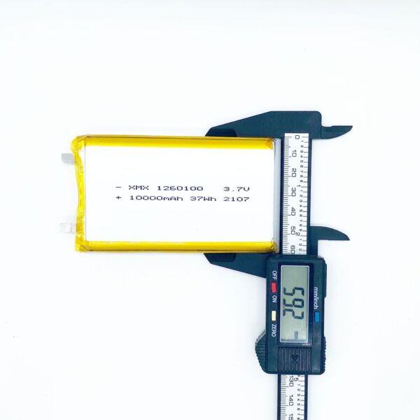 1260110 3.7V 10000mAh LiPo Battery