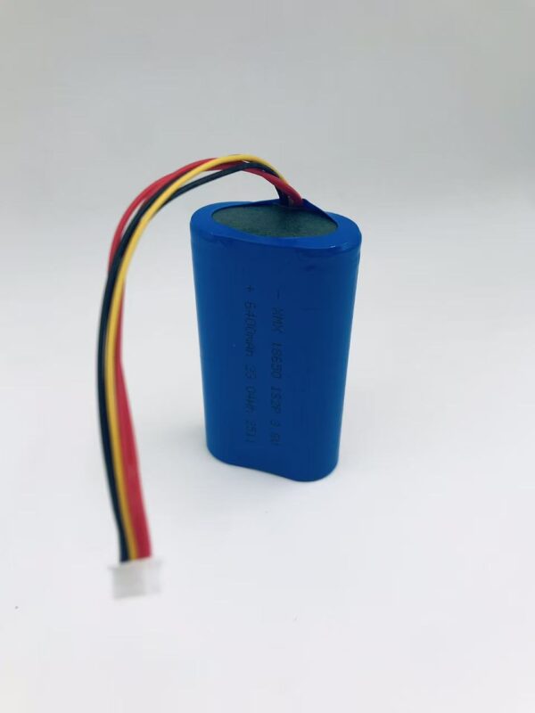 18650 1S2P 3.7V 6400mAh High Capacity Rechargeable Lithium Battery Pack with Connector