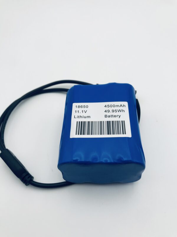 18650 3S2P Battery Pack 11.1V 4500mAh Rechargeable Li-ion for Laptop Power Tool Portable Power Station Robot AGV Medical Device | CE UN38.3 | OEM Factory Direct