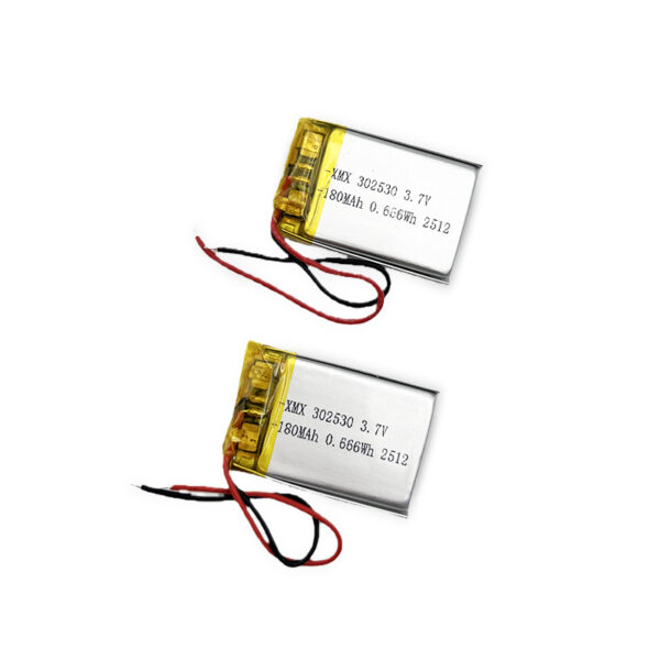 2 302530 3.7V 180mAh LiPo Battery