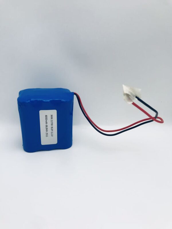 21700 3S2P Lithium Battery Pack 11.1V 8Ah for Solar LED Light — Built-in BMS Protection Rechargeable Li-ion