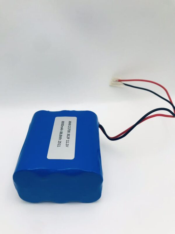 21700 3S2P Lithium Battery Pack 11.1V 8Ah for Solar LED Light — Built-in BMS Protection Rechargeable Li-ion