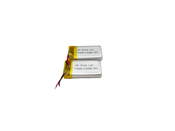 3 351626 3.8V 140mAh LiPo Battery