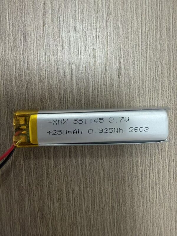 36319fdb840624ad67c84088b7d66aed 551145 3.7V 250mAh LiPo Battery