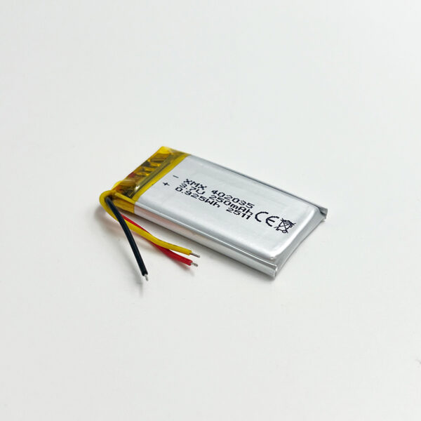 402035 3.7V 250mAh LiPo Battery