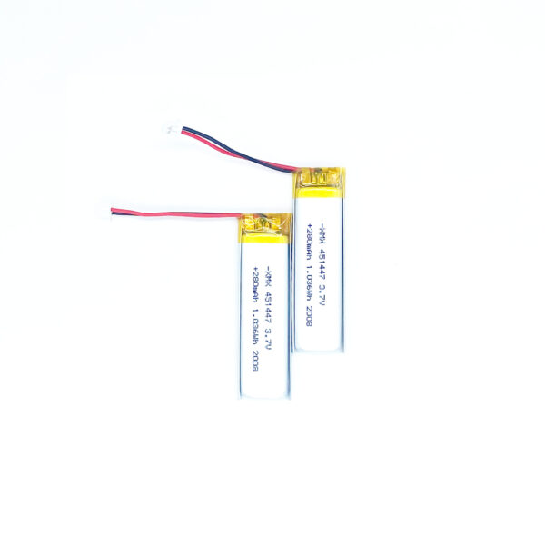 451447 3.7V 280mAh LiPo Battery
