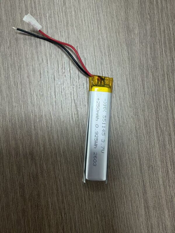 4dc3f677676fcdbf1bbc3d4c7be6c7d9 551145 3.7V 250mAh LiPo Battery
