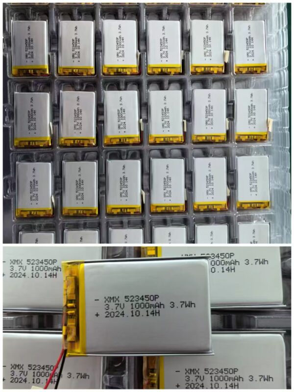 523450 3.7V 1000mAh LiPo Battery