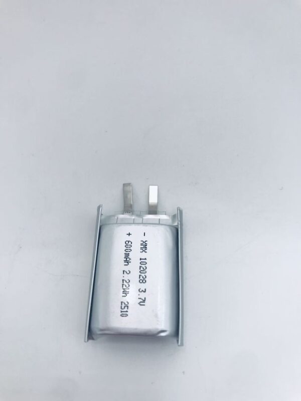 102028 3.7V 600mAh LiPo Battery