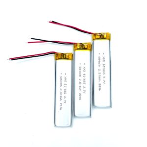 601665 3.7V 680mAh LiPo Battery