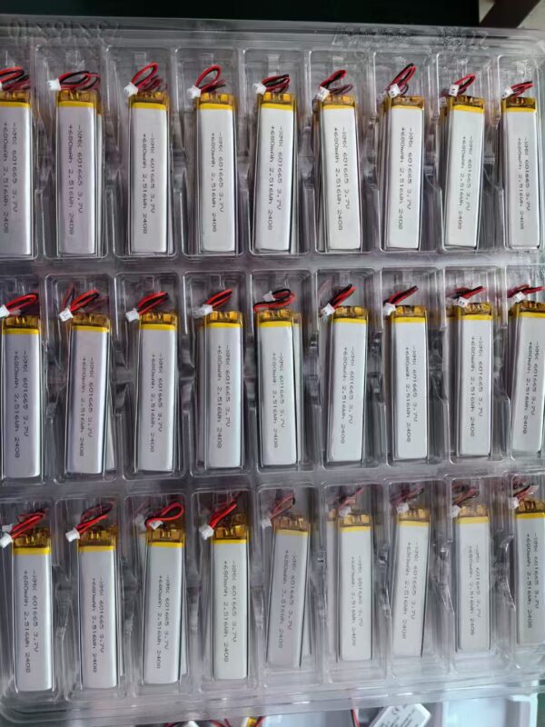 601665 3.7V 680mAh LiPo Battery