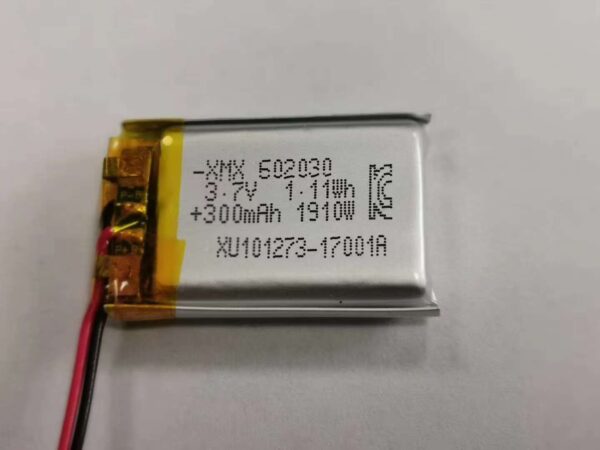 503035 3.7V 300mAh LiPo Battery