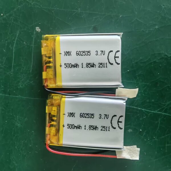 602535lipo battery (1) 602535 3.7V 500mAh LiPo Battery