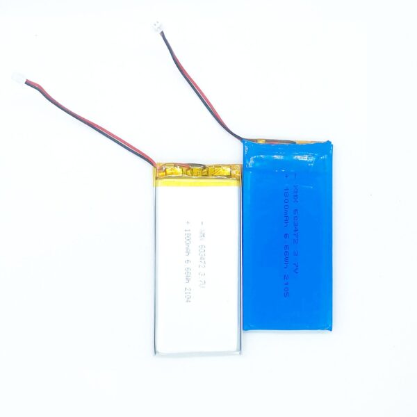 603472 3.7V 1800mAh LiPo Battery