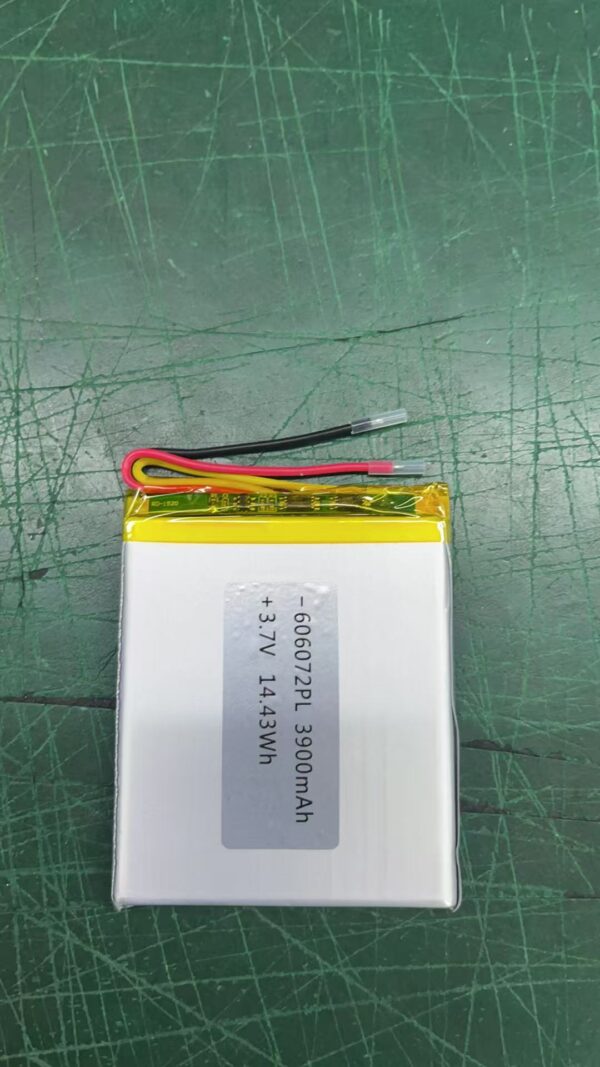 606072 3.7V 3900mAh LiPo Battery