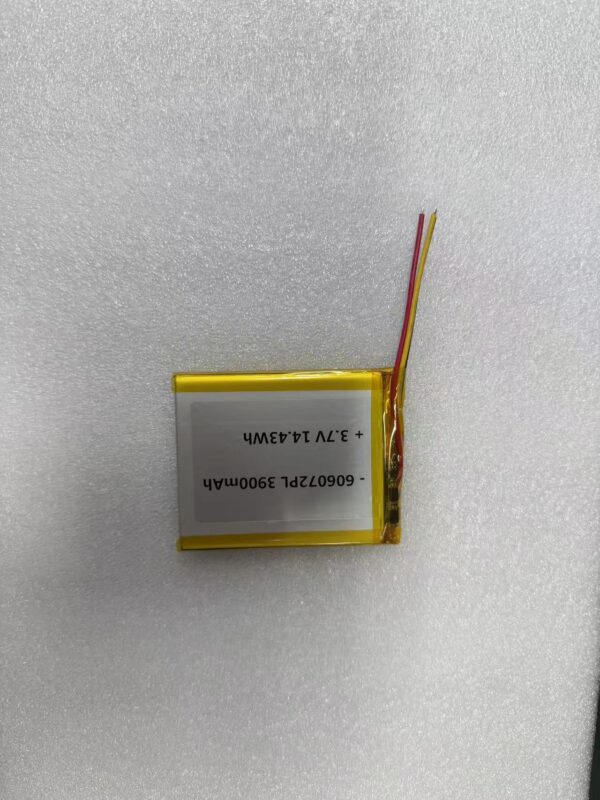 606072 3.7V 3900mAh LiPo Battery