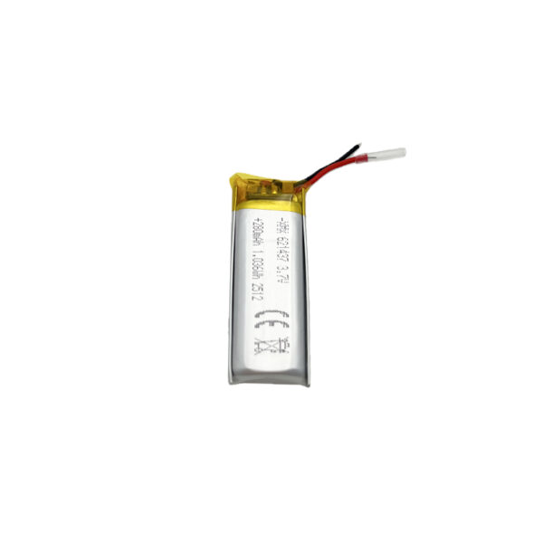 621437LIPO BATTERY (4) 621437 3.7V 280mAh LiPo Battery
