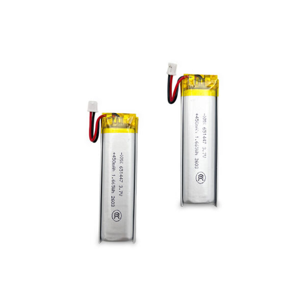 651447 3.7V 450mAh LiPo Battery