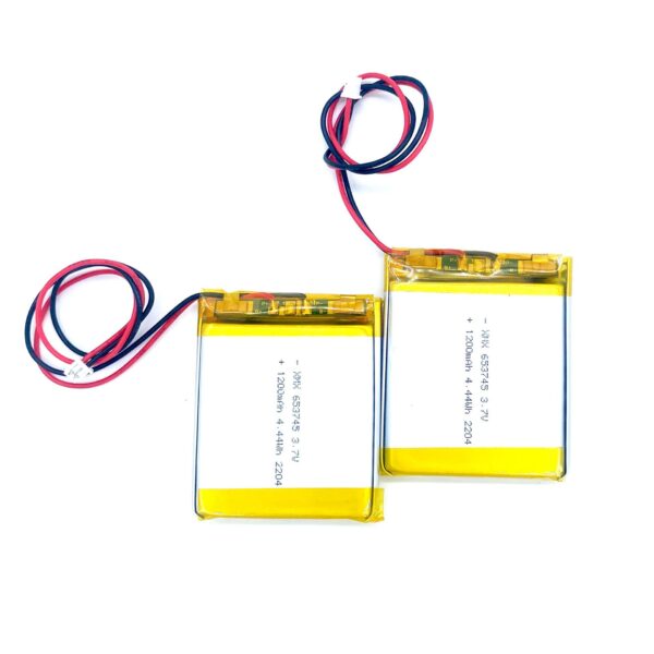 653745 3.7V 1200mAh LiPo Battery