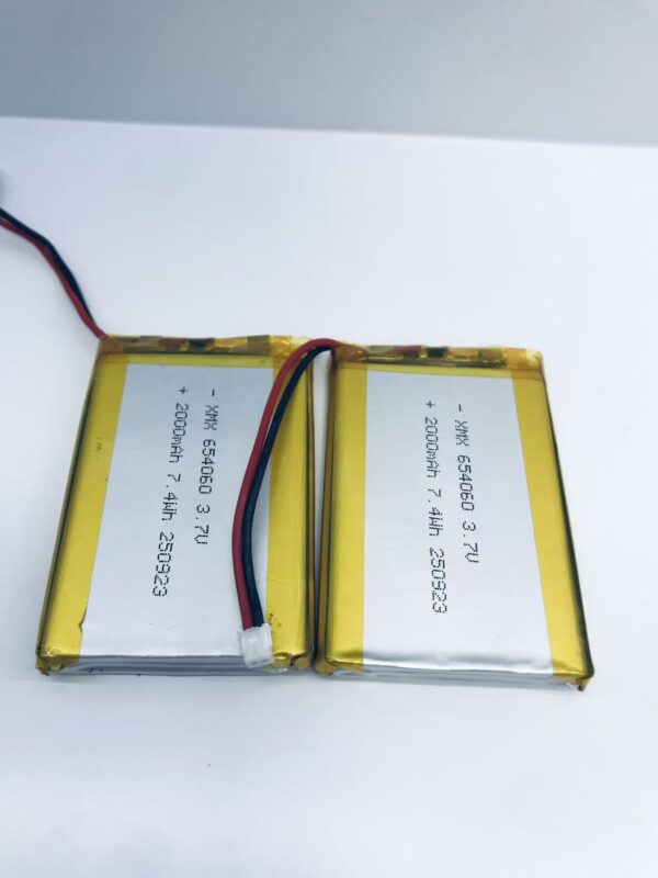 654060lipo battery (13) 654060 3.7V 2000mAh LiPo Battery