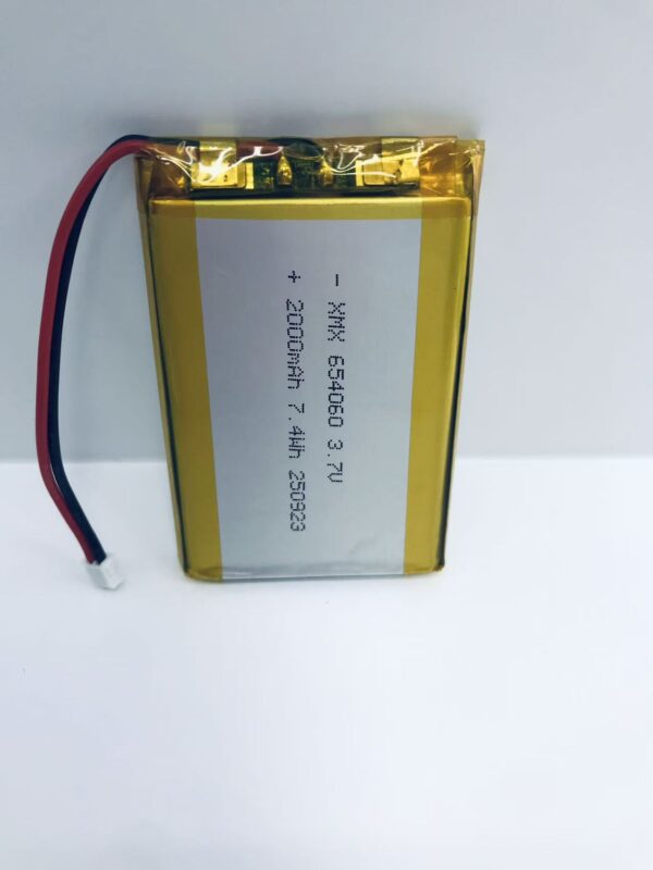654060lipo battery (3) 654060 3.7V 2000mAh LiPo Battery
