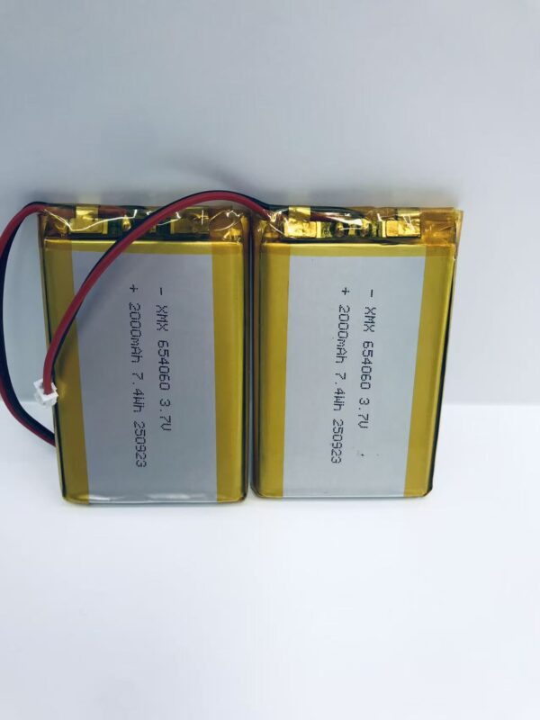 654060lipo battery (5) 654060 3.7V 2000mAh LiPo Battery