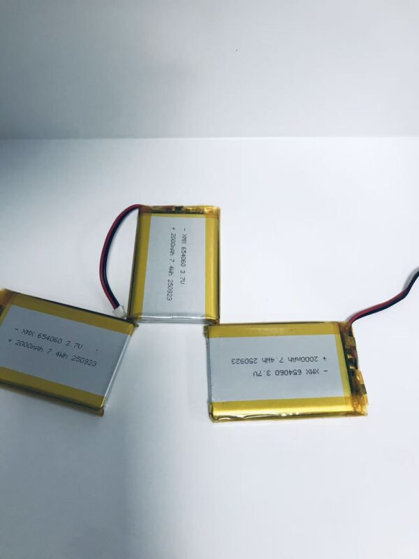 654060lipo battery (6) 654060 3.7V 2000mAh LiPo Battery