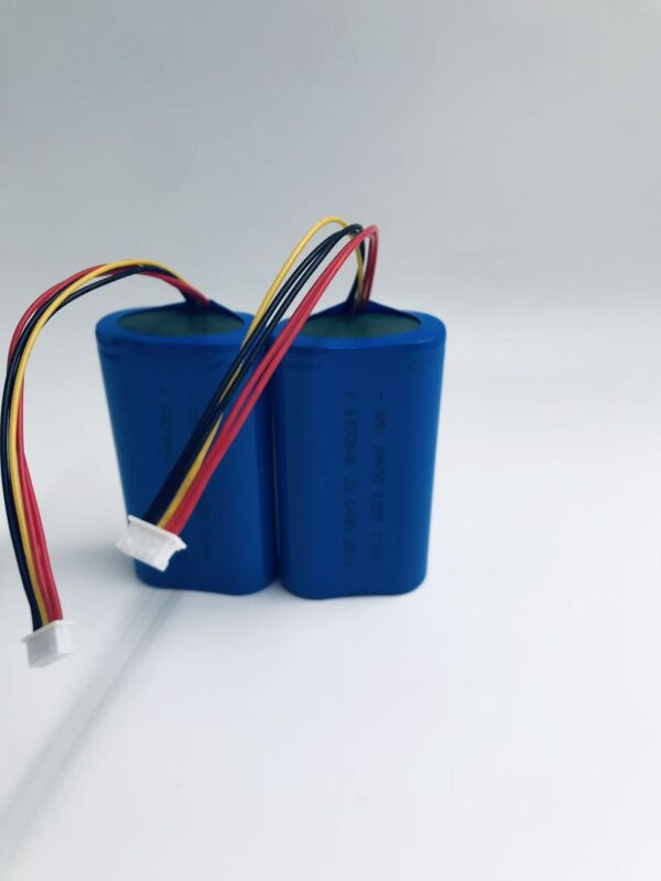 18650 1S2P 3.7V 6400mAh High Capacity Rechargeable Lithium Battery Pack with Connector