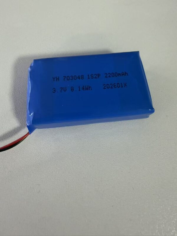 703048 3.7V 2200mAh LiPo Battery
