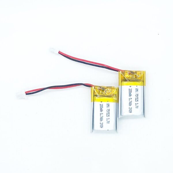 751525 3.7V 200mAh LiPo Battery