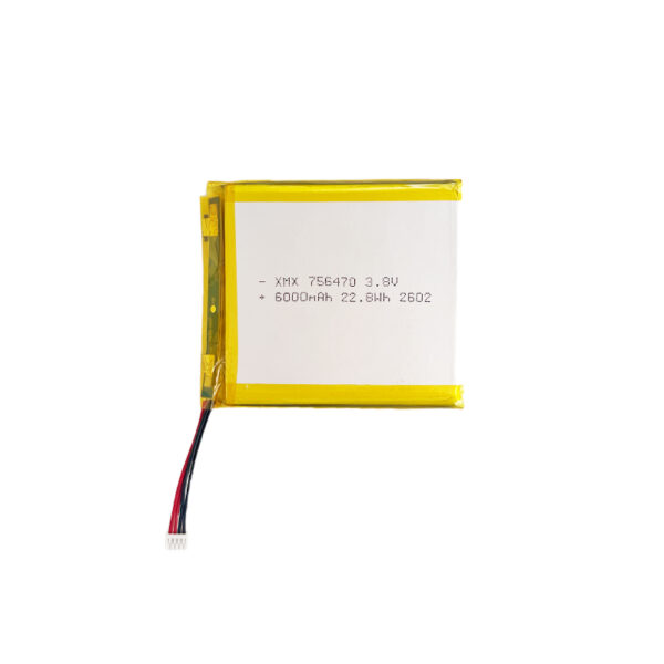 756470 3.7V 6000mAh LiPo Battery