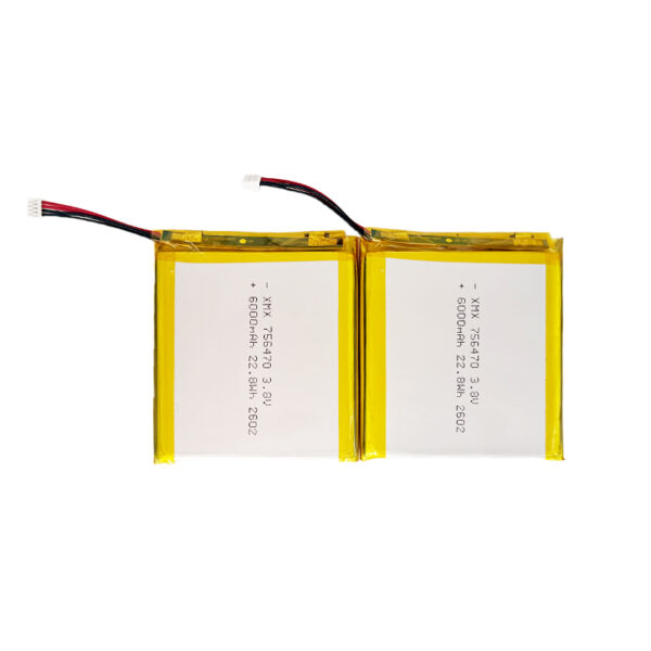 756470 3.7V 6000mAh LiPo Battery