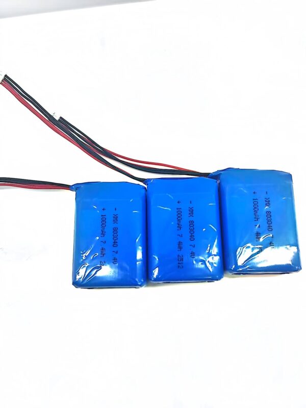 803040 3.7V 400mAh LiPo Battery
