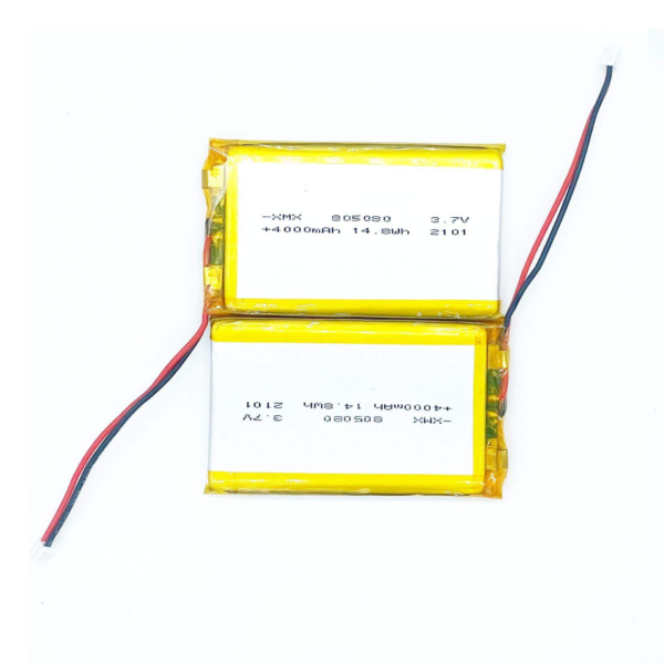 805080 3.7V 4000mAh LiPo Battery