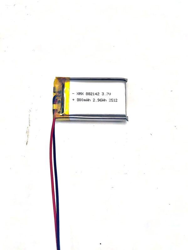 882142 3.7V 800mAh LiPo Battery