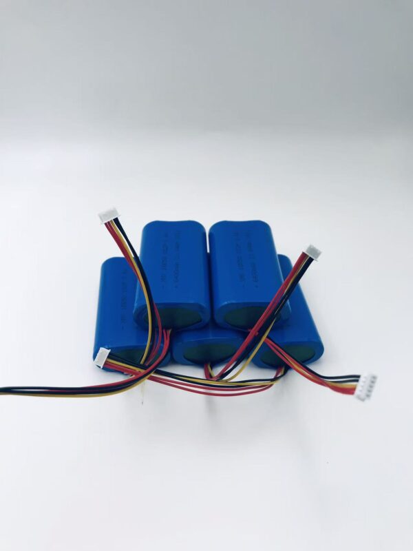 18650 1S2P 3.7V 6400mAh High Capacity Rechargeable Lithium Battery Pack with Connector