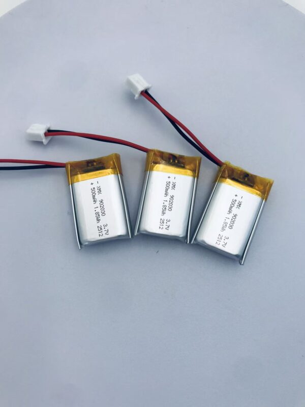 902030 3.7V 500mAh LiPo Battery