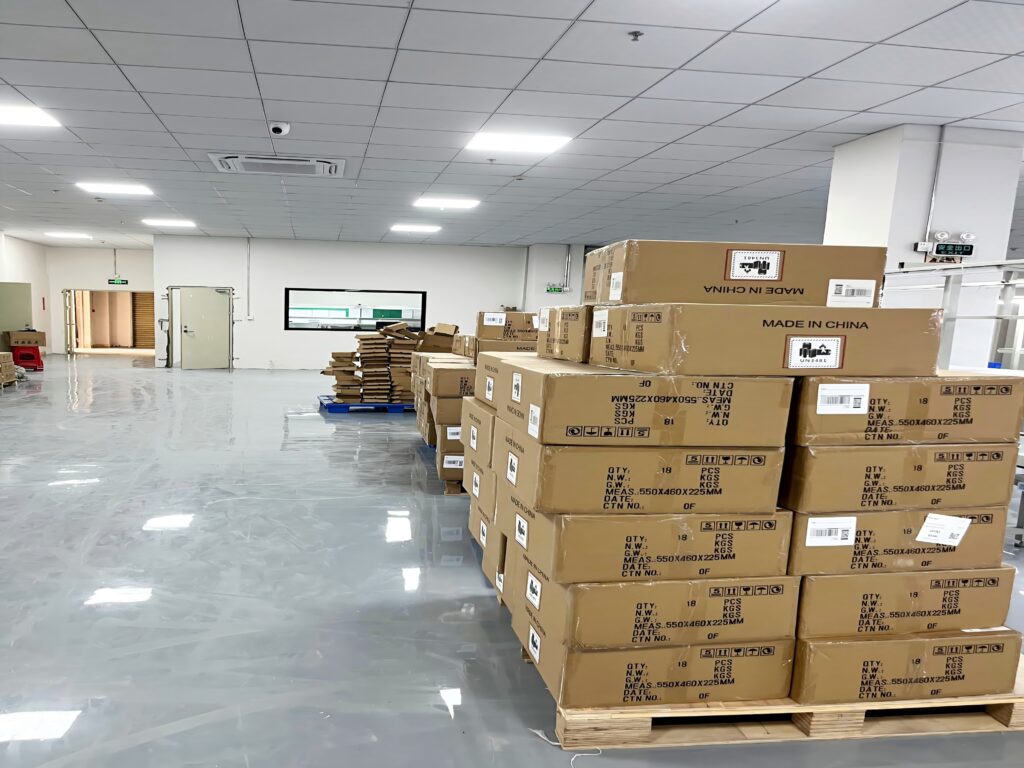HNF Battery warehouse ready for global export shipments