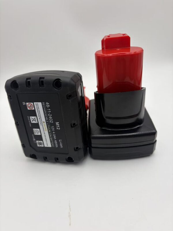 M12 12v 4ah (1) M12 12V 4.0Ah Lithium Battery โ Compatible with Milwaukee M12 Cordless Tools | High Capacity Replacement Battery